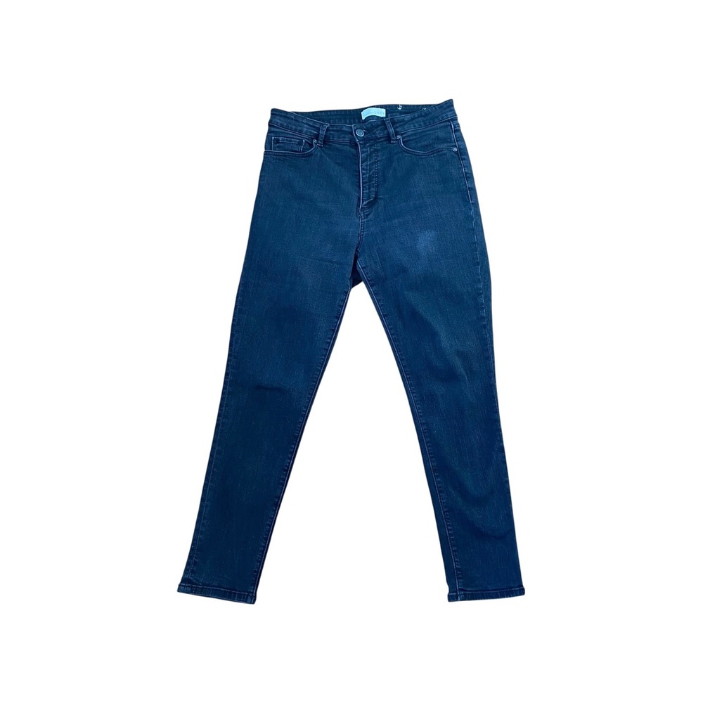 LOFT The‎ Curvy Skinny Jeans Womens Size 8/29 Dark Wash High Rise Denim Pants